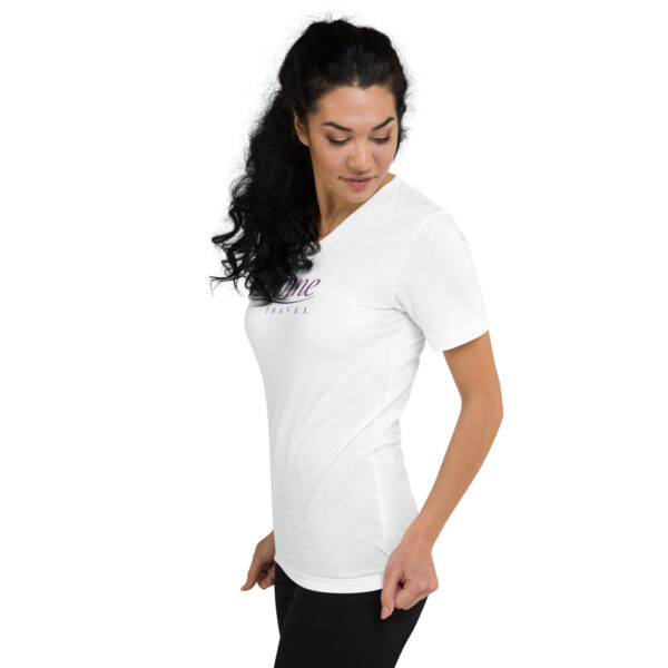 BeCome Travel - Unisex Short Sleeve V-Neck T-Shirt - Image 3